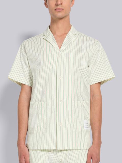 Thom Browne SEERSUCKER SWIM TECH SHIRT
