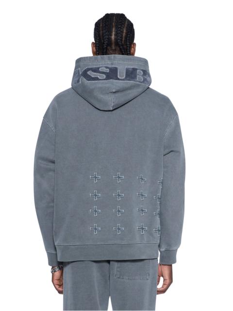 Ksubi 4X4 LUXE BIGGIE HOODIE CHARCOAL