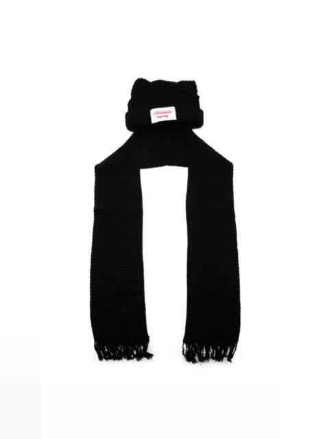 CHARLES JEFFREY LOVERBOY chunky ears beanie scarf