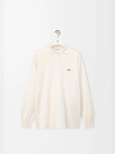 Loewe Polo sweater in cashmere and silk blend