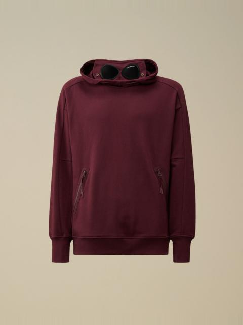 Diagonal Raised Fleece Goggle Hooded Sweatshirt