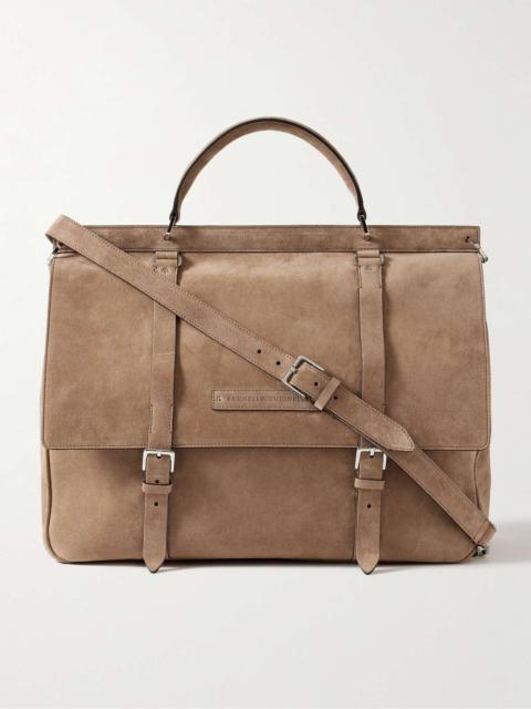Brunello Cucinelli Borsa Suede Briefcase