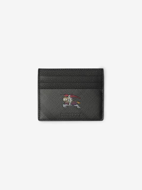 Burberry Knight City Check Card Case