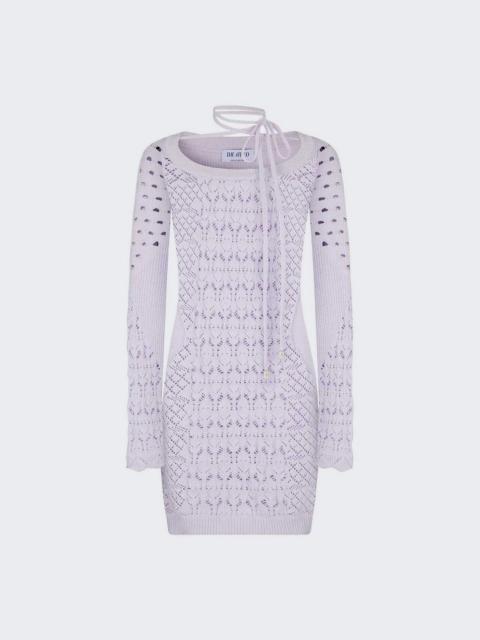 THE ATTICO Taylor Mini Dress Lilac