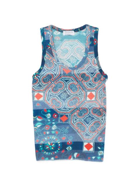 Yohji Yamamoto scoop-neck vest