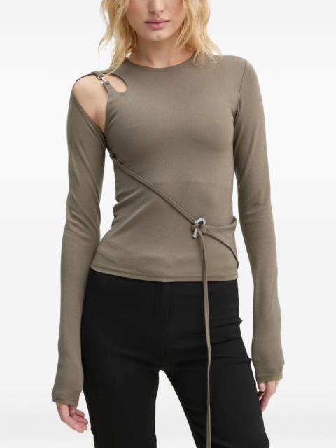 HELIOT EMIL™ cut-out detail long-sleeve top
