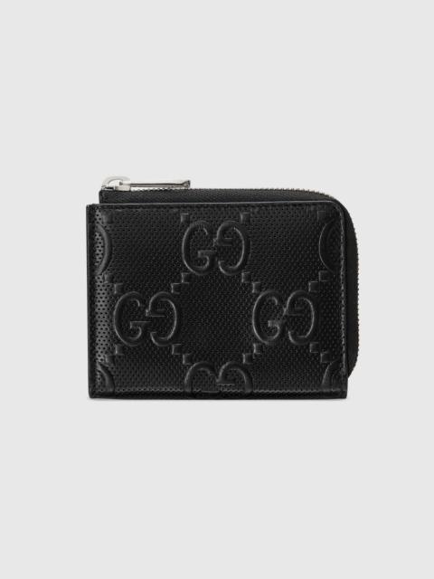 GUCCI GG embossed mini wallet