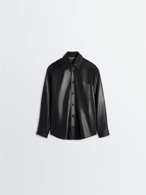 Lemaire OVERSHIRT IN LIGHT NAPPA LAMB