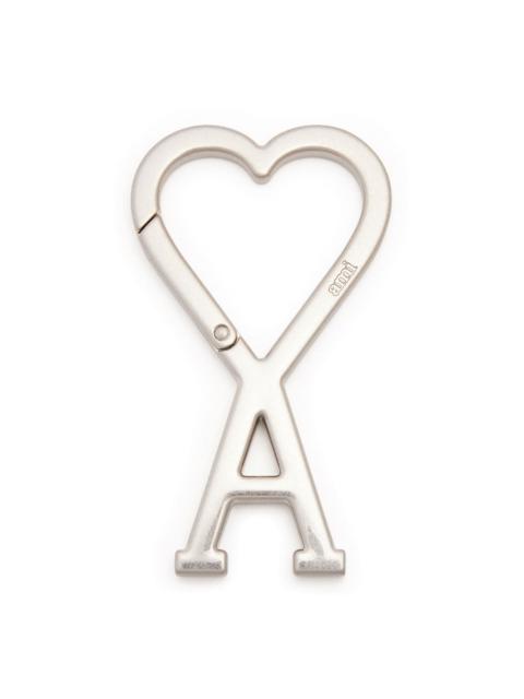 AMI Paris logo-shaped logo keyring