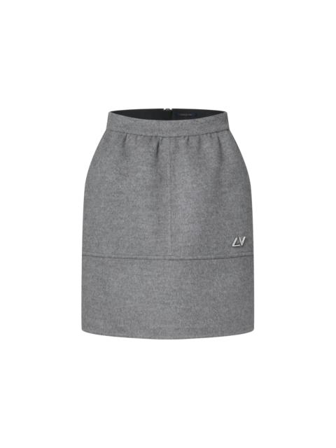 Louis Vuitton Signature Charm Double Face Skirt