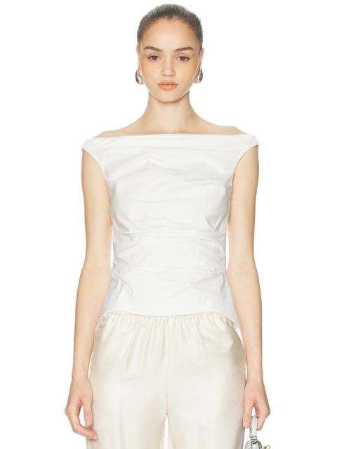 SIMKHAI Maisel Draped Top