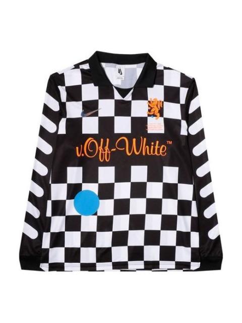 Nike Nike x Off-White Mercurial NRG X Football Jersey 'Black Total Orange' AO1217-010