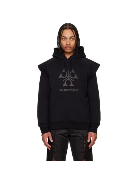OLLY SHINDER Black Folk Hoodie