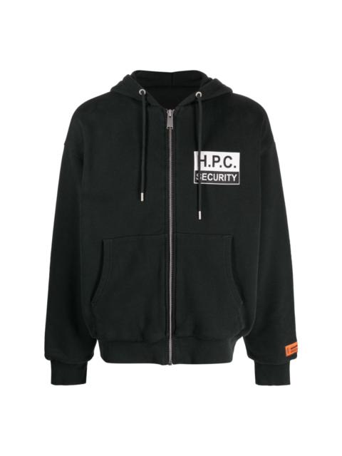 H.P.C Security Tape cotton hoodie