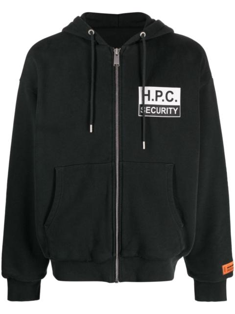 H.P.C Security Tape cotton hoodie