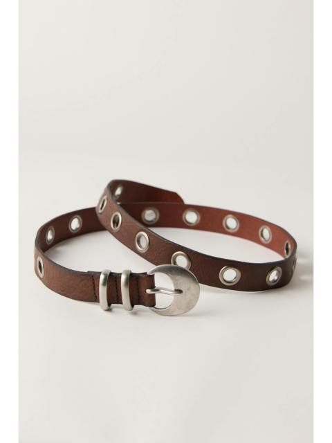 FREE PEOPLE Rosebowl Grommet Belt