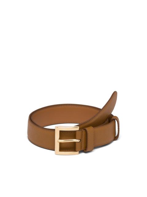 Prada Saffiano Leather Belt