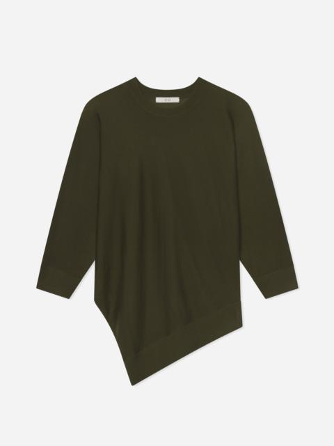 CO Draped Knit Top in Fine Cashmere