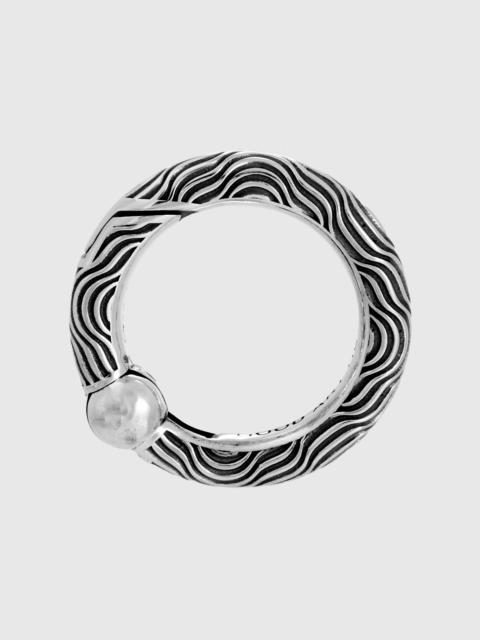 GOOD ART HLYWD Dessert Sessions Spring Ring A in Sterling Silver