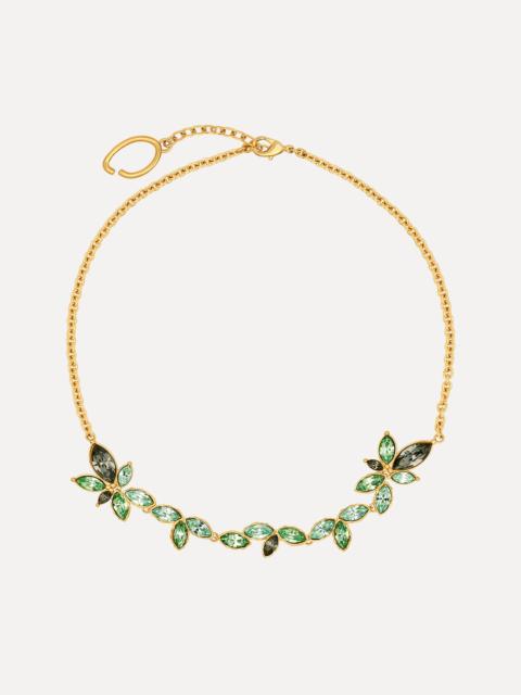 Oscar de la Renta NAVETTE CRYSTAL NECKLACE
