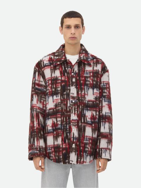 Bottega Veneta Alpaca Check Overshirt