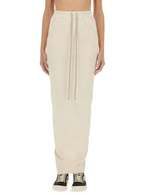 Rick Owens Drkshdw "Pillar" Maxi Skirt