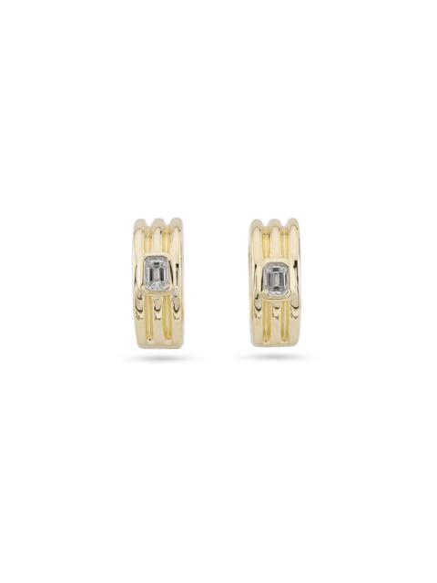 STONE AND STRAND Trio Ridge Diamond Huggies