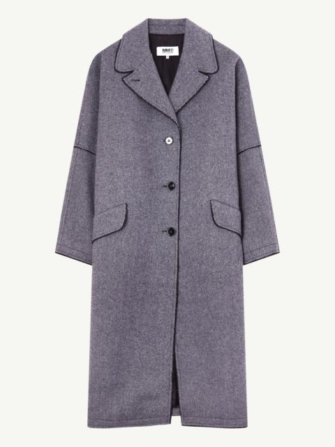 MM6 Maison Margiela Tweed coat