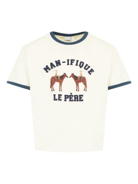 le PÈRE crew-neck T-shirt