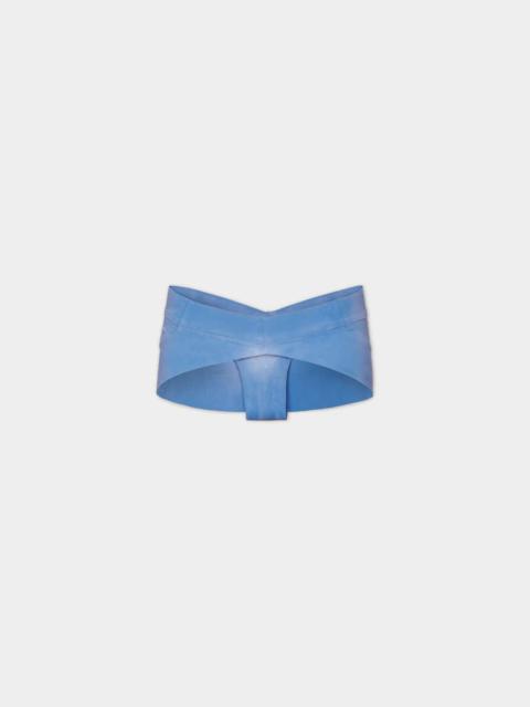 DSQUARED2 5-POCKET LATEX HOT PANTS