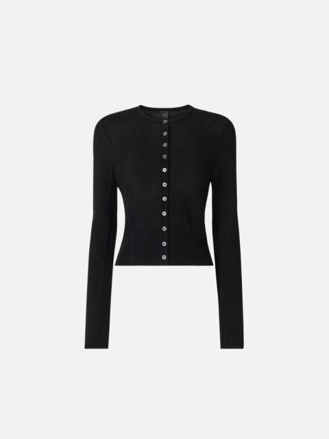 PINKO CARDIGAN WITH MOTHER-OF-PEARL BUTTONS