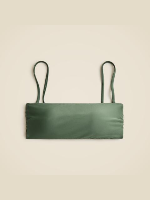 J.CREW Bandeau bikini top in Classic Sculpt™