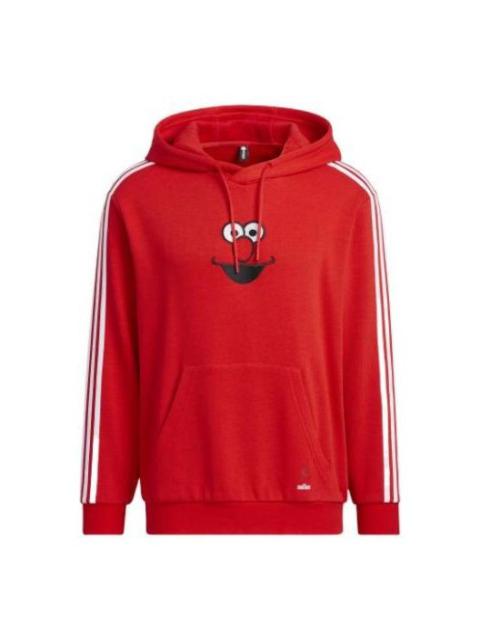 adidas neo x SESAME STREET Crossover Limited U Ss Hdy Elmo Casual Sports Stripe Red HD7300