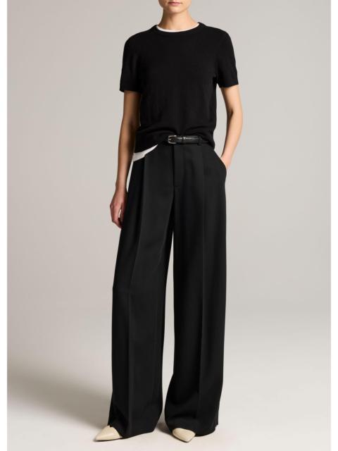 Vince Camille Cotton-Blend Wide-Leg Trouser