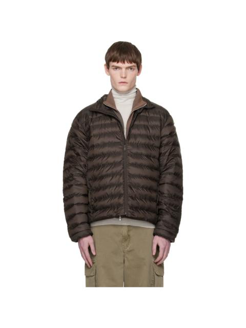 Canada Goose Brown 'Tonal Label' Stratus Down Jacket
