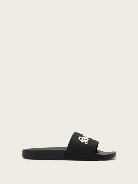 ALLSAINTS SAINT MOULDED BRANDED SLIDER