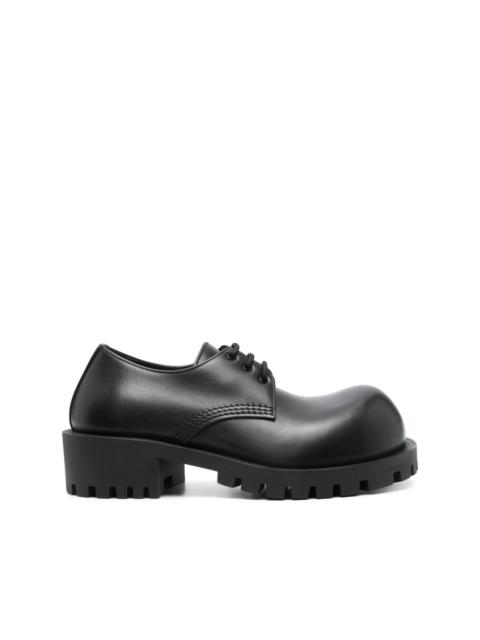 BALENCIAGA leather Oxford shoes