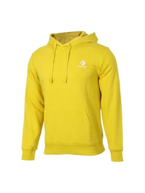 Converse Star Chevron Embroidered Pullover Sweatshirt 'Yellow' 10008926-A06