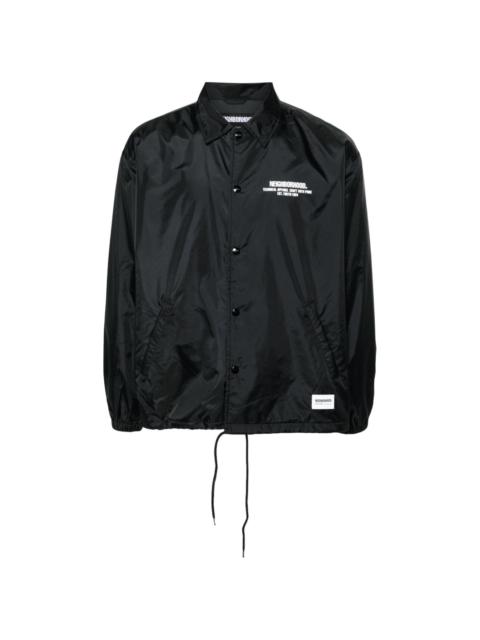 logo-print windbreaker jacket