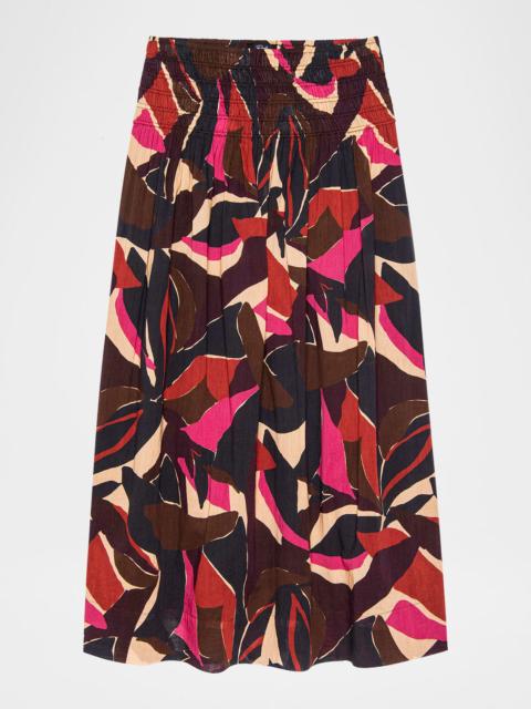 Rails Alessa Printed Midi Skirt