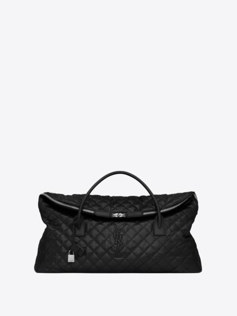 SAINT LAURENT es giant travel bag in quilted leather