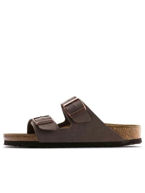 BIRKENSTOCK Birkenstock Arizona Birko-Flor Birkibuc Narrow Fit 'Mocca' 0151183