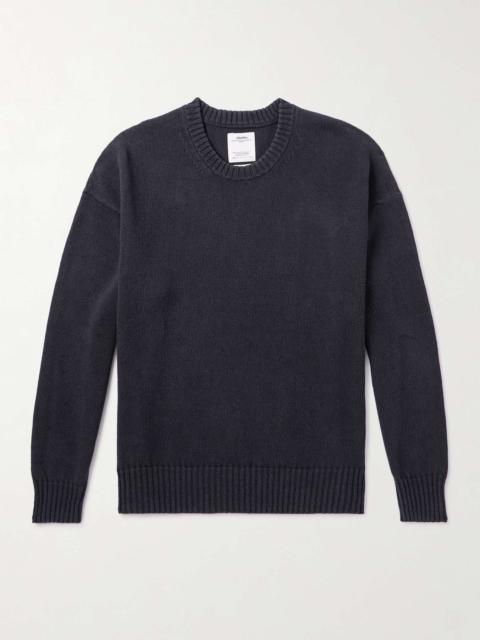 Jumbo Cotton and Linen-Blend Sweater