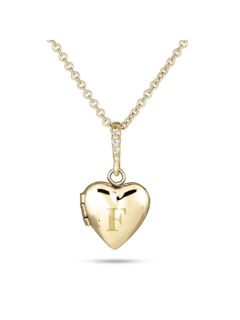 STONE AND STRAND Diamond Sweetheart Locket