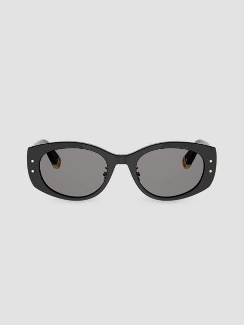 Dior Women's New Dior B1U 52MM Oval Sunglasses - Black Grey