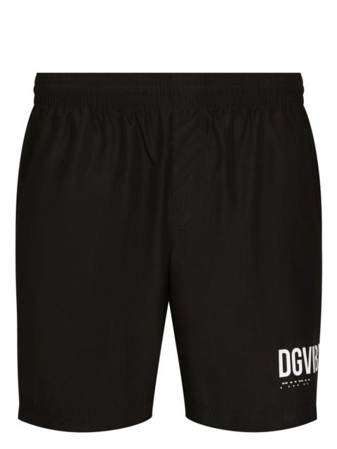 Dolce & Gabbana logo-print swim shorts