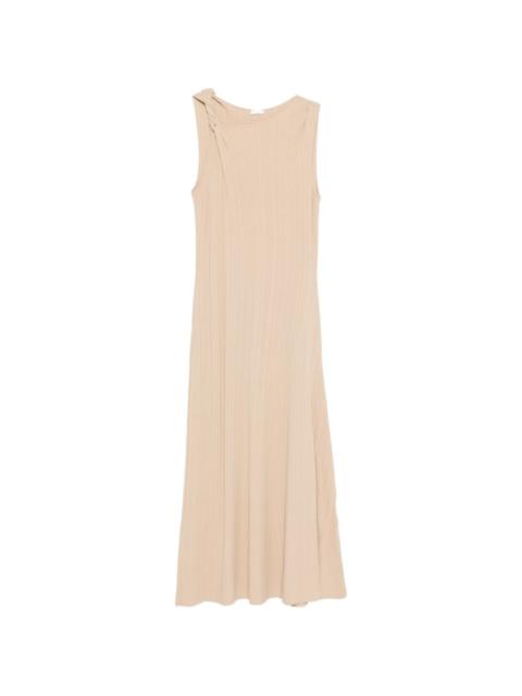 JOSEPH Arty plissé knit midi dress