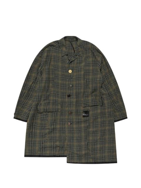 UNDERCOVER checked pocket coat