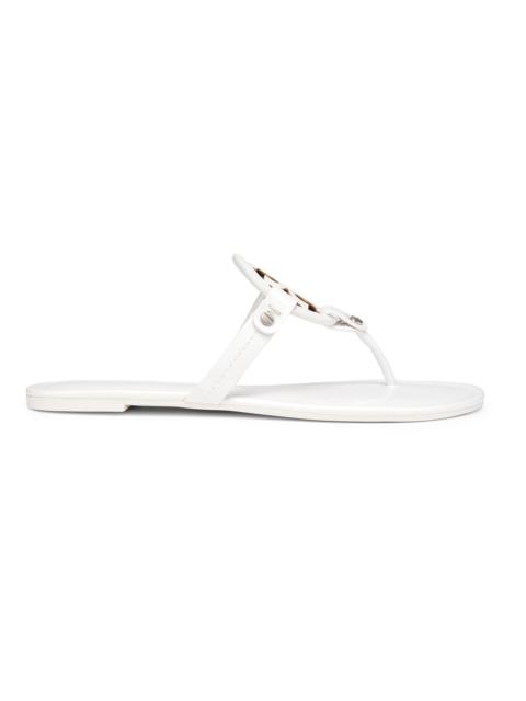 TORY BURCH Women's Miller Patent Leather Thong Sandals - Optic White