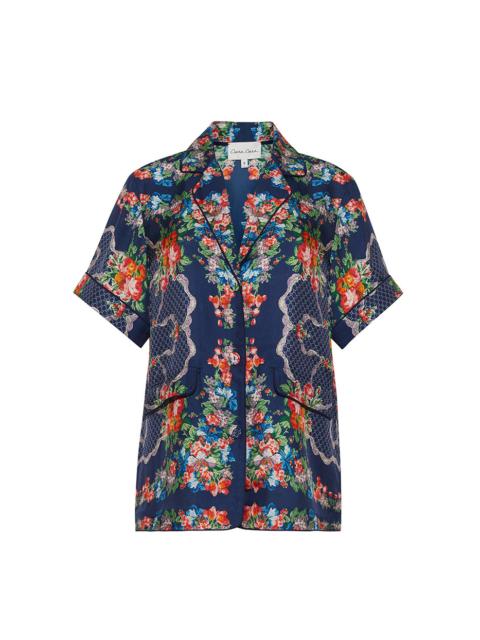 Cara Cara Portofino Top
Emanate Effortless Elegance In This 70s Inspired Silk Lounge Shirt